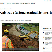 El pas registra 72 fusiones o adquisiciones hasta mayo